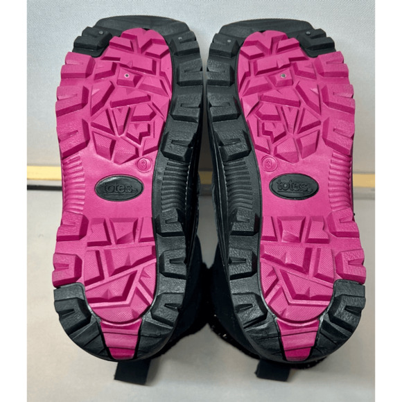 NEW TOTES KIDS GIRL HARPER YOUTH THEMOLITE WATERPROOF WINTER WARM BOOTS SIZE 3 - Picture 9 of 11
